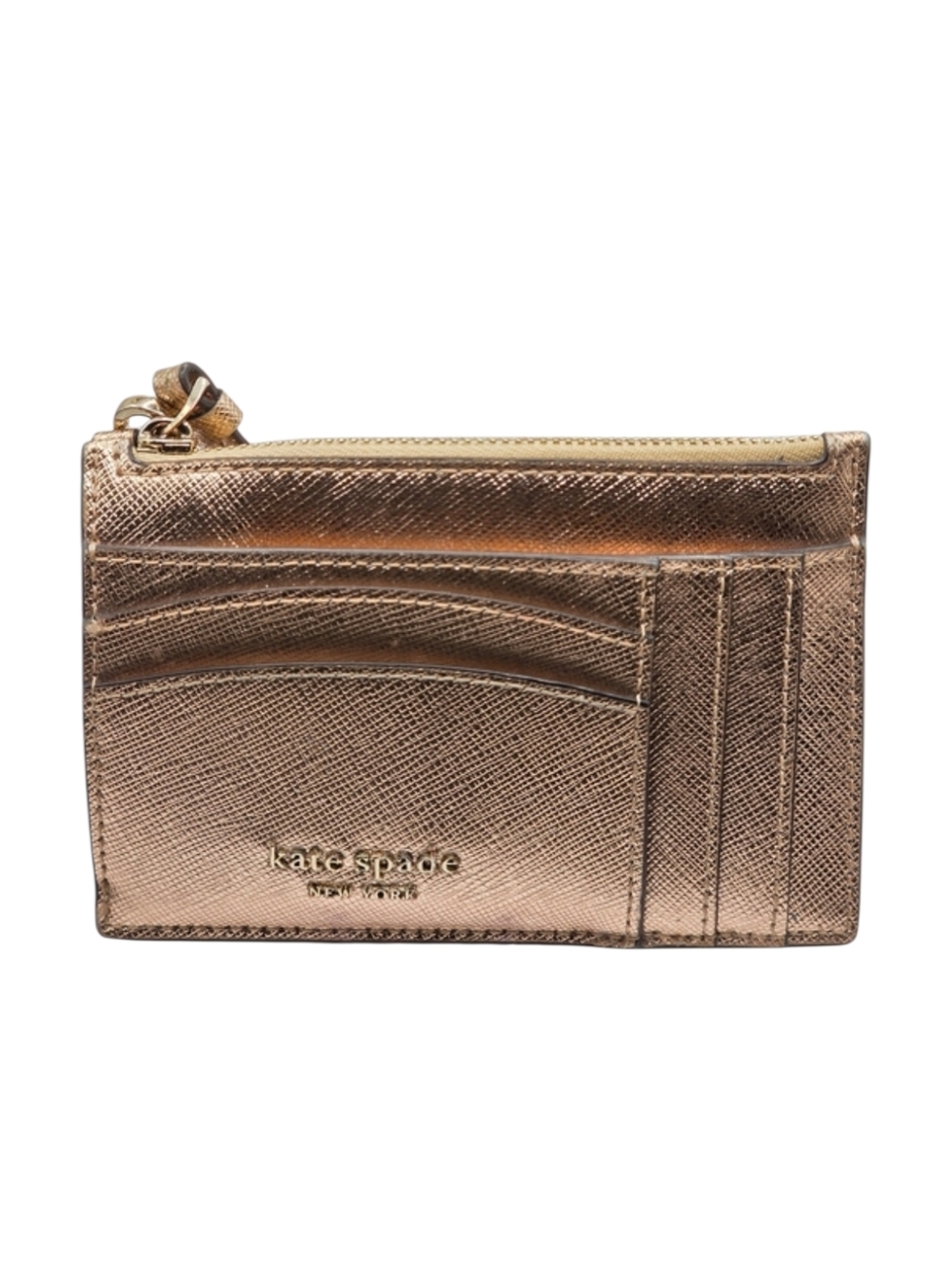Kate Spade New York Spencer Metallic Cardholder Wristlet Color: Rose Gold /Rose